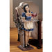 Genevieve the Buxom French Maid Pedestal Sculptural Table