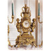 Grande Chateau Beaumont Clock in Antique Faux Gold