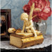The Love Letter Sculptural Box in Faux Ivory and Gold