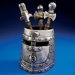 Knight's Templar Helmet Desk Accessory in Two-Tone