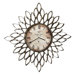Petal Burst Sculptural Wall Clock