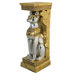 Egyptian Cat Goddess Bastet Pedestal Statue