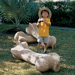 Gigantic Dinosaur Bone Statue