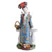Ladies on the Terrace Porcelain Sculpture Lady at Bannister