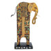 Painted Pachyderms African Elephant Statue