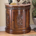 Grand Medallion Crescent Console Table