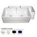 Farmhaus 33" x 18" Double Bowl Farmhouse Kitchen Sink