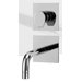 Gyro Wall Mounted Bathroom Faucet with Single Lever Handle