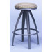 Stiletto Contemporary Backless Swivel Barstool