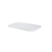 Organic Bam Bassinet Waterproof Mattress Cover in White