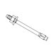 Concrete Anchor Bolt Kit: 6 Piece Kit