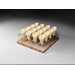 Plexi Treasure Stand Set with Wooden Cones