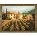 Tuscan Vineyard Canvas Transfer Framed Print