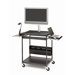 Flat Panel Cart with Open-Shelf for up to 42" Screens