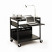 Projector / Laptop Presentation Cart with 4 Electrical Outlets - 33" H