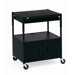 Height Adjustable Multimedia Cabinet Cart