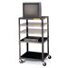 36 - 54" High UL Listed Adjustable Audio Visual Cart