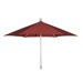 286cm Schirm "Artico" in Rot / Silber