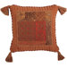 Caravan Pleated Pillow with Cord, Braid and Tassels