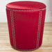 China Ottoman with Nailheads