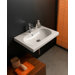 EDO Wide Ceramic Bathroom Sink with Overflow