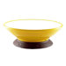 Yellow Lemon Zest Pedestal Dog and Cat Bowl