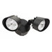 Dusk to Dawn Two Head LED Floodlight in Bronze