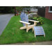 Snow Adirondack Chair and Ottoman