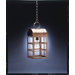 Adams 17" Two Candelabra Sockets Culvert Top H-Bars Hanging Lantern