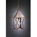 York 19" Medium Base Socket Pyramid Top X-Bars Hanging Lantern