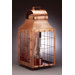 Livery 20" Three Candelabra Socket Culvert Top H-Rod Wooden Handle Wall Lantern