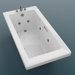 Guadeloupe 36 x 72 x 23" Rectangular Air and Whirlpool Jetted Bathtub