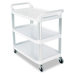 Open Sided Utility Cart, 3-Shelf