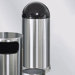 Metallic Designer 15 Gal. Round Top Waste Receptacle