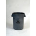 Brute Refuse Container with Imprint in Gray