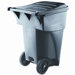 Brute Rollout Heavy-Duty Waste Square Container, 95 Gal