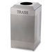 Silhouette Waste Square Receptacle
