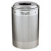 Silhouette Waste Round Receptacle, 26 Gal