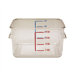 Polycarbonate Square Storage Container (4 U.S. qt.)