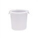 Polyethylene Round Storage Container (4 U.S. qt.)