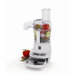 4-Cups Food Processor with Continuous Flow Lid and Storage Drawer