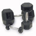 Rubber Coated Hex Dumbbells (Set of 2)