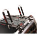 Downloader Folding J-Style Universal Car Rack Kayak Carrier with Bow and Stern Lines