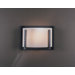 One Light Wall Sconce with White Art Shade