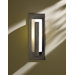 18.8" One Light Outdoor Wall Sconce in Dark Smoke Opaque