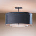 Exos Double Shade 1 Light Semi-Flush Mount