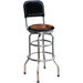 Pool 30.5" Chrome Swivel Barstool