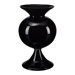 Cocoa Fish Bowl Vase in Black