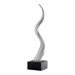Sculptured Horn in White