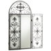 Du Soleil Mirror in Rustic Gray